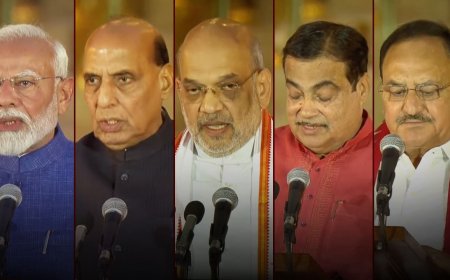 पीएम  मोदी  समेत अन्य 71 मंत्रियों ने ली शपथ, 27 ओबीसी और 10 एससी वर्ग से