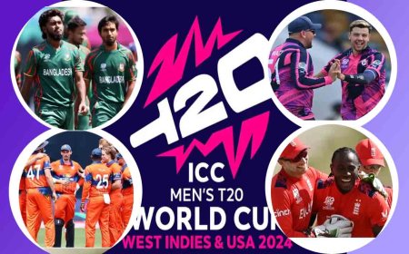 T20 वर्ल्ड कप 2024 में  समाप्त ,चार टीमो से 2 टीम होंगी बहार 10 टीमों का सफर ख़त्म