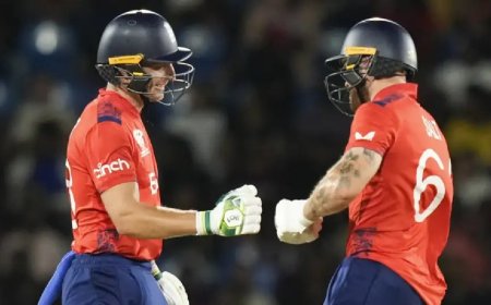 WI vs ENG T20 World Cup : सॉल्ट के तूफान में उड़ा वेस्टइंडीज, 18वें ओवर में जीत गया इंग्लैंड