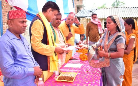 सबके प्रयास से तमकुही राज का विकास मेरा लक्ष्य - शशांक मणि