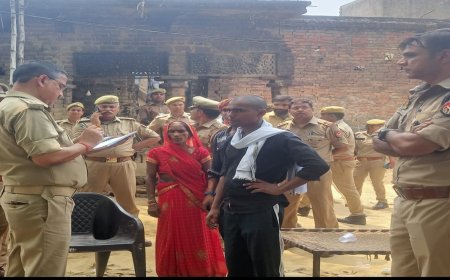 मौत पर राजनीतिक माहौल , मंत्री के पहूचते मामला गरमाया मौके पर पहुचे DM  व SP