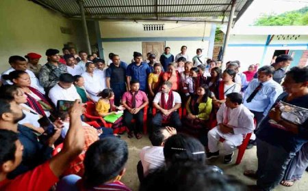 राहुल गांधी के मणिपुर पहुचने से पहले ही हुआ जमकर फायरिंग