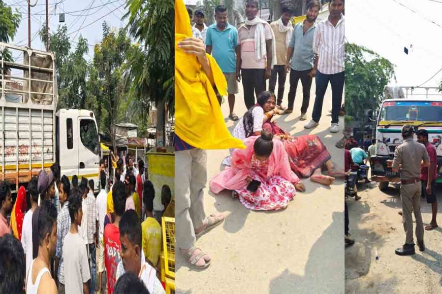 दर्दनाक हादसा: फाजिलनगर में ड्यूटी पर जा रही स्टाफ नर्स को ट्रक ने रौंदा, मौके पर ही मौत; सर्विस रोड की बदहाली पर फूटा लोगों का गुस्सा