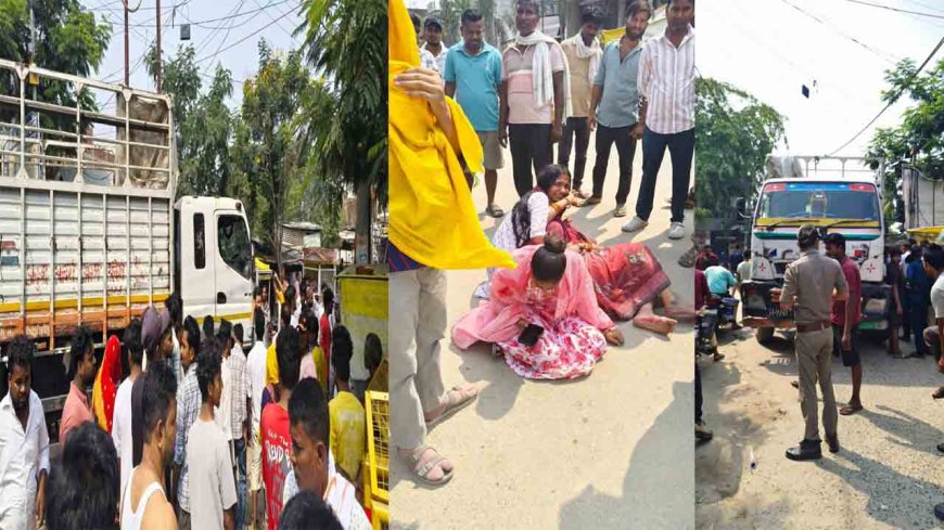 दर्दनाक हादसा: फाजिलनगर में ड्यूटी पर जा रही स्टाफ नर्स को ट्रक ने रौंदा, मौके पर ही मौत; सर्विस रोड की बदहाली पर फूटा लोगों का गुस्सा
